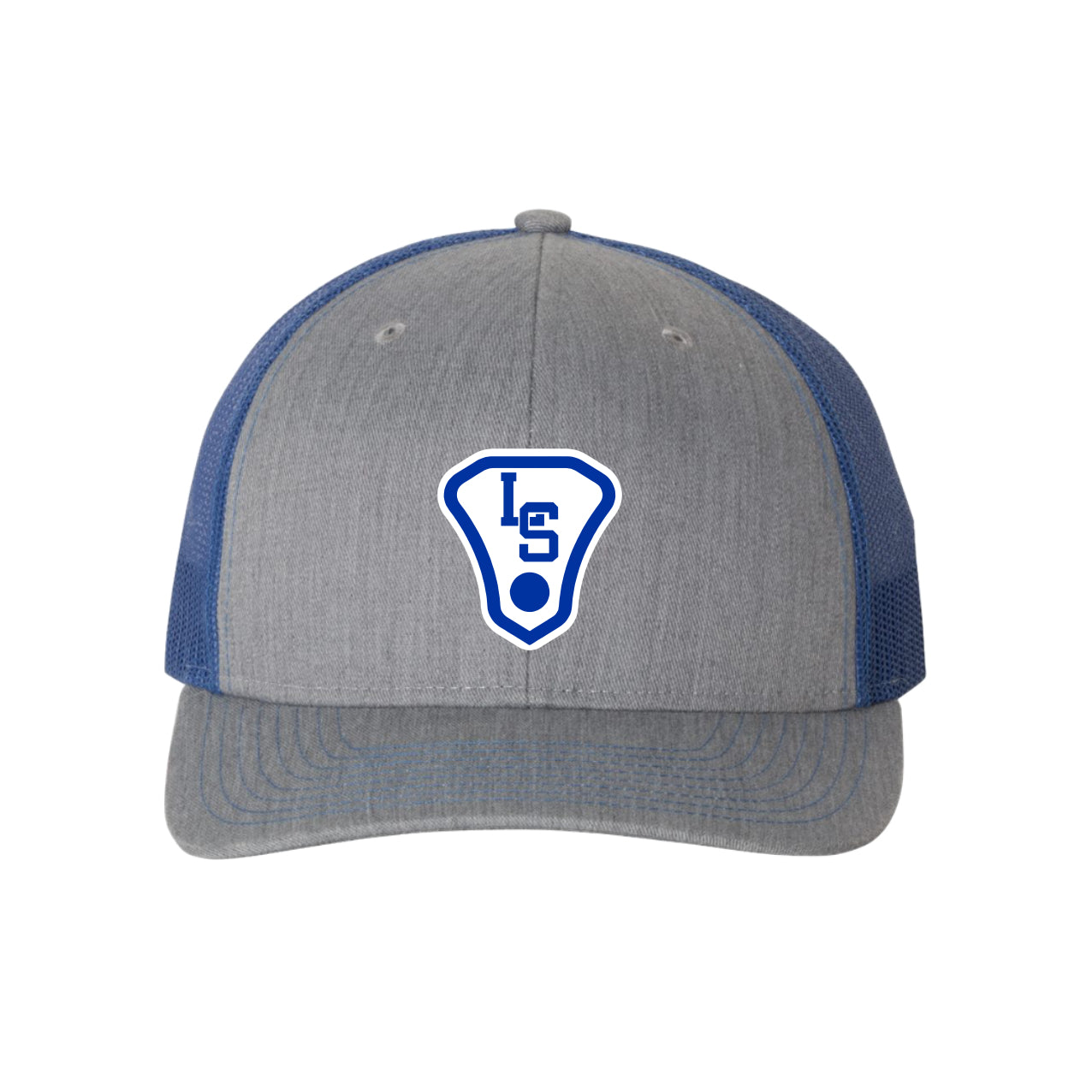 LSLAX01 -40 Royal/White/Heather Grey Trucker Hat