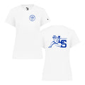 LSBSH04 - 24 Swinging Pio Ladies White Performance Short Sleeve Tee