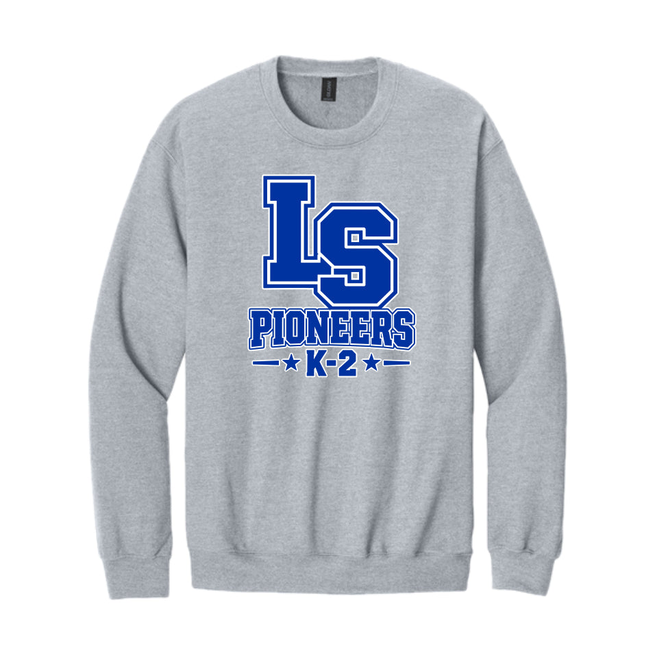 LSLAMELSH01 - 50 Grey LS Crewneck Sweatshirt