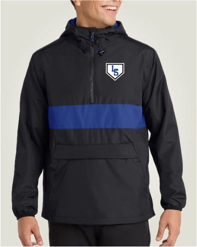 LSYB01 - 034 Black/Royal Rain Jacket