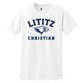 LCS001 - White Short Sleeve Logo Tee
