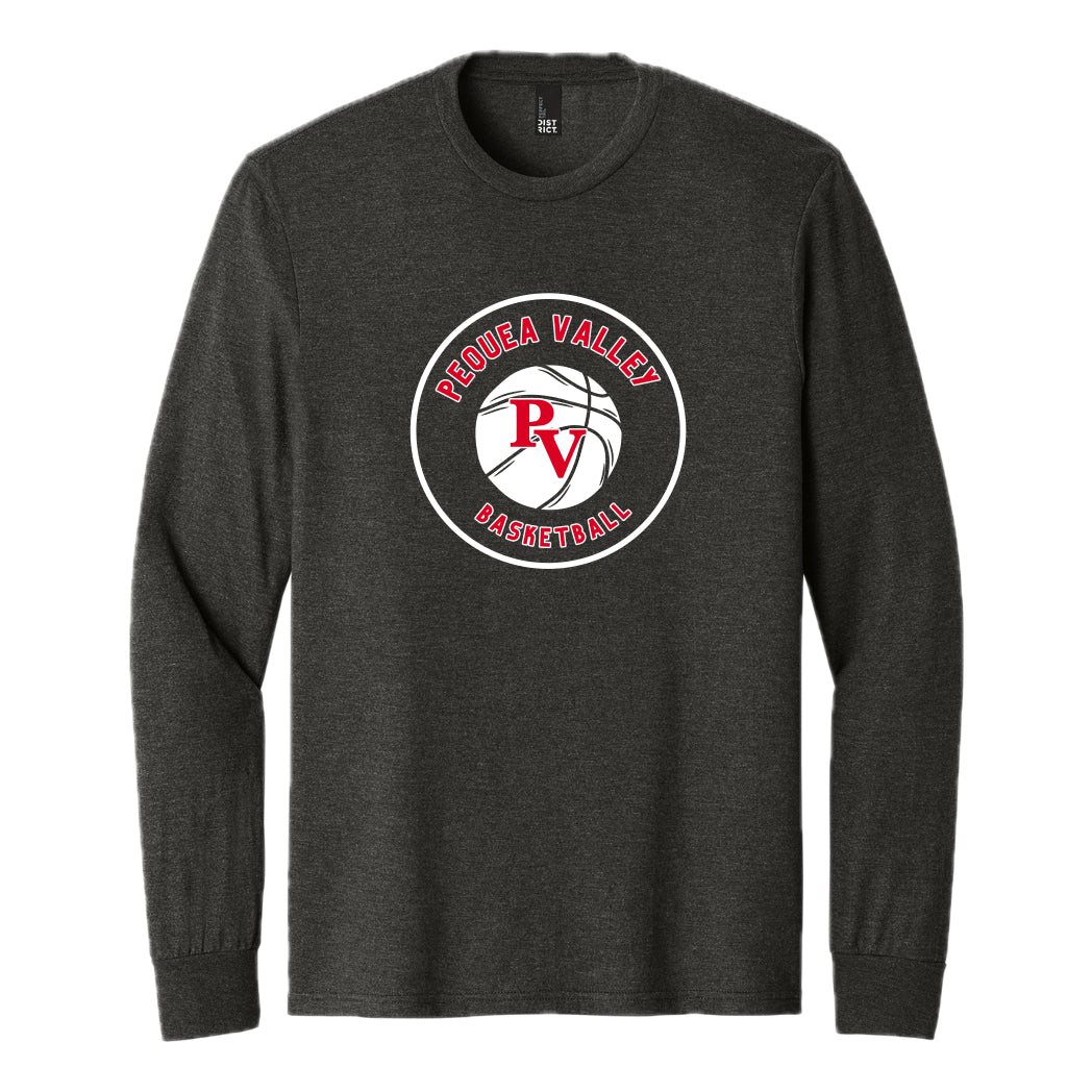 PVBSH02-03 Heathered Charcoal Long Sleeve Tee