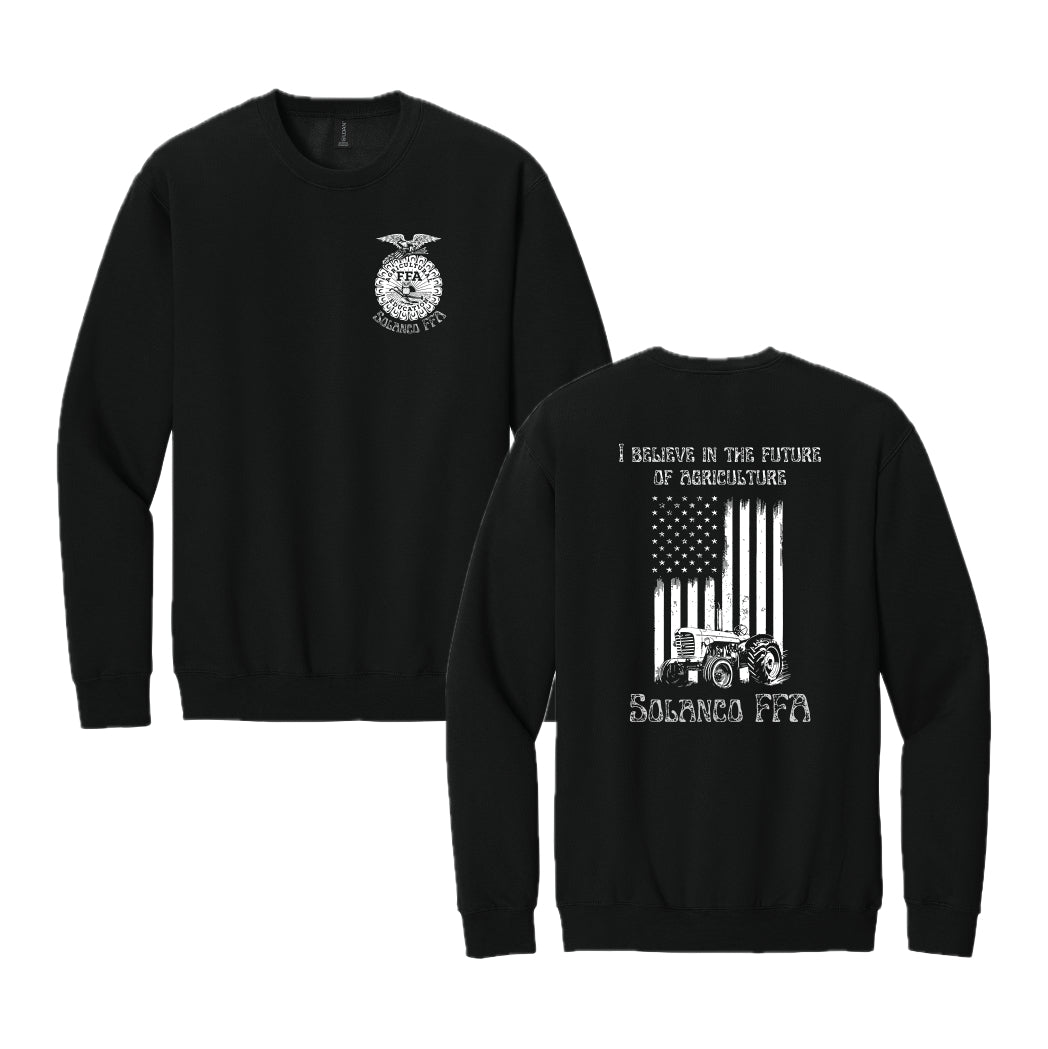 SOFFASH01-3 Black Crew Sweatshirt