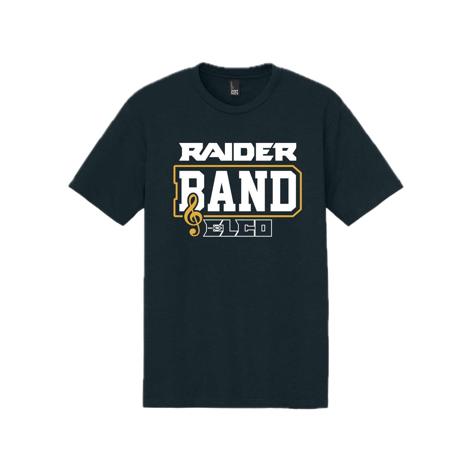 EBANDSH02 - 03 Grey New Navy Raider Band Tee