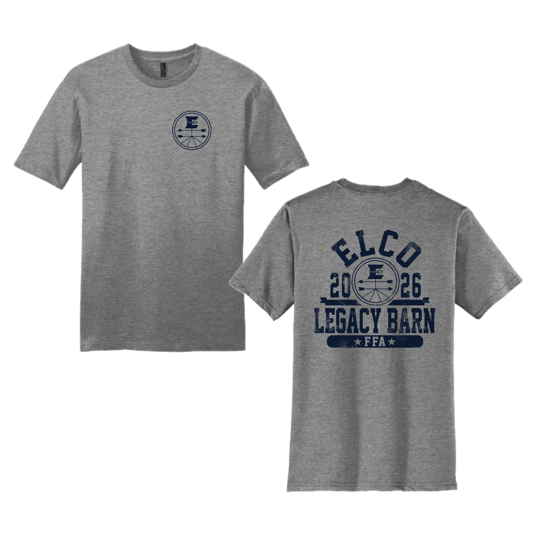 ELBARN 02 - Heather Grey Legacy Barn T-Shirt