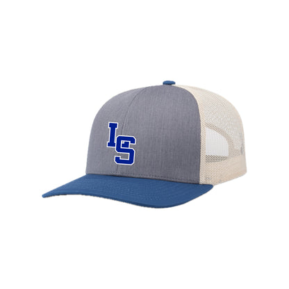 LSY0225-LS20 Hth Grey/Geige/Ocean Blue Trucker Hat