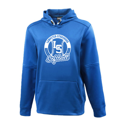 LSY0225-S15 Royal Softball Performance Hooded Sweatshirt