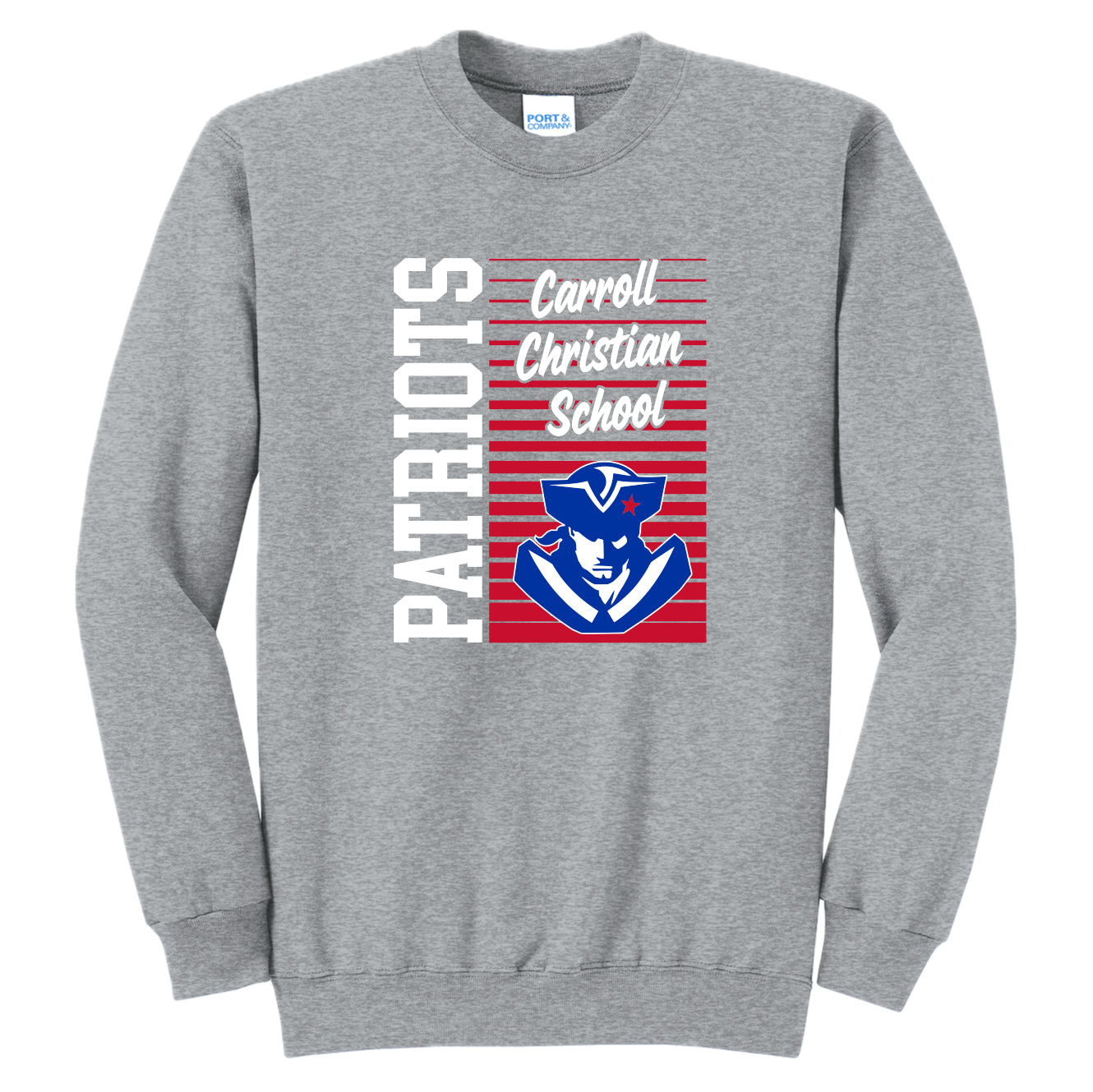 CCS035 Patriots Logo Crew Sweatshirt