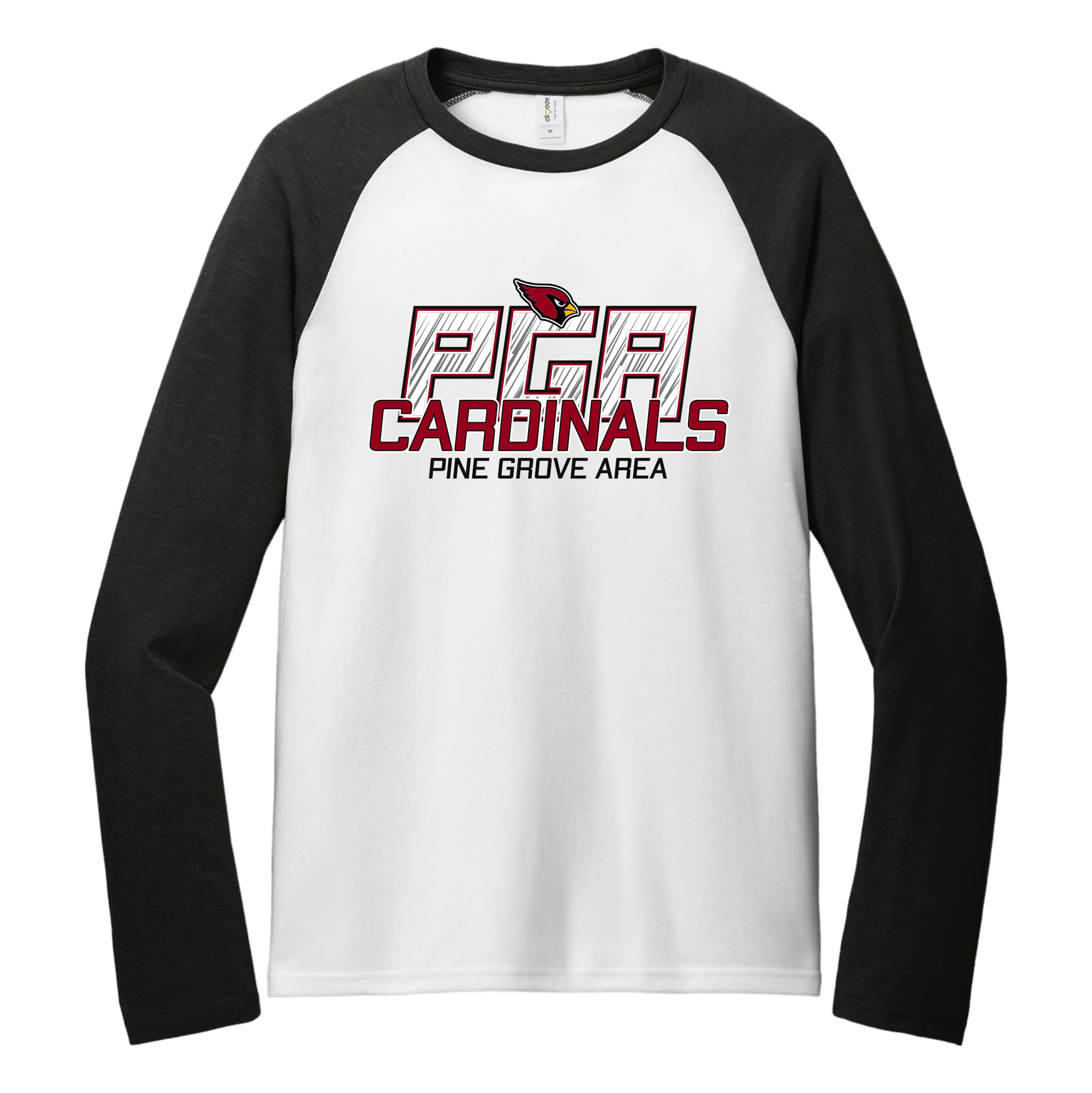 PGASH01 - 08 Colorblock Raglan Tee