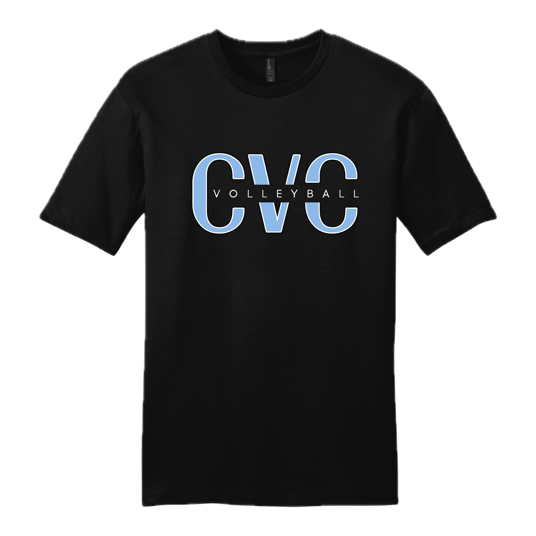 CVCSH02 - 05 Black Short Sleeve CVC Tee