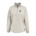 BTBSH04 - 34 Women's Vintage Heather B Fleece 1/4 Zip