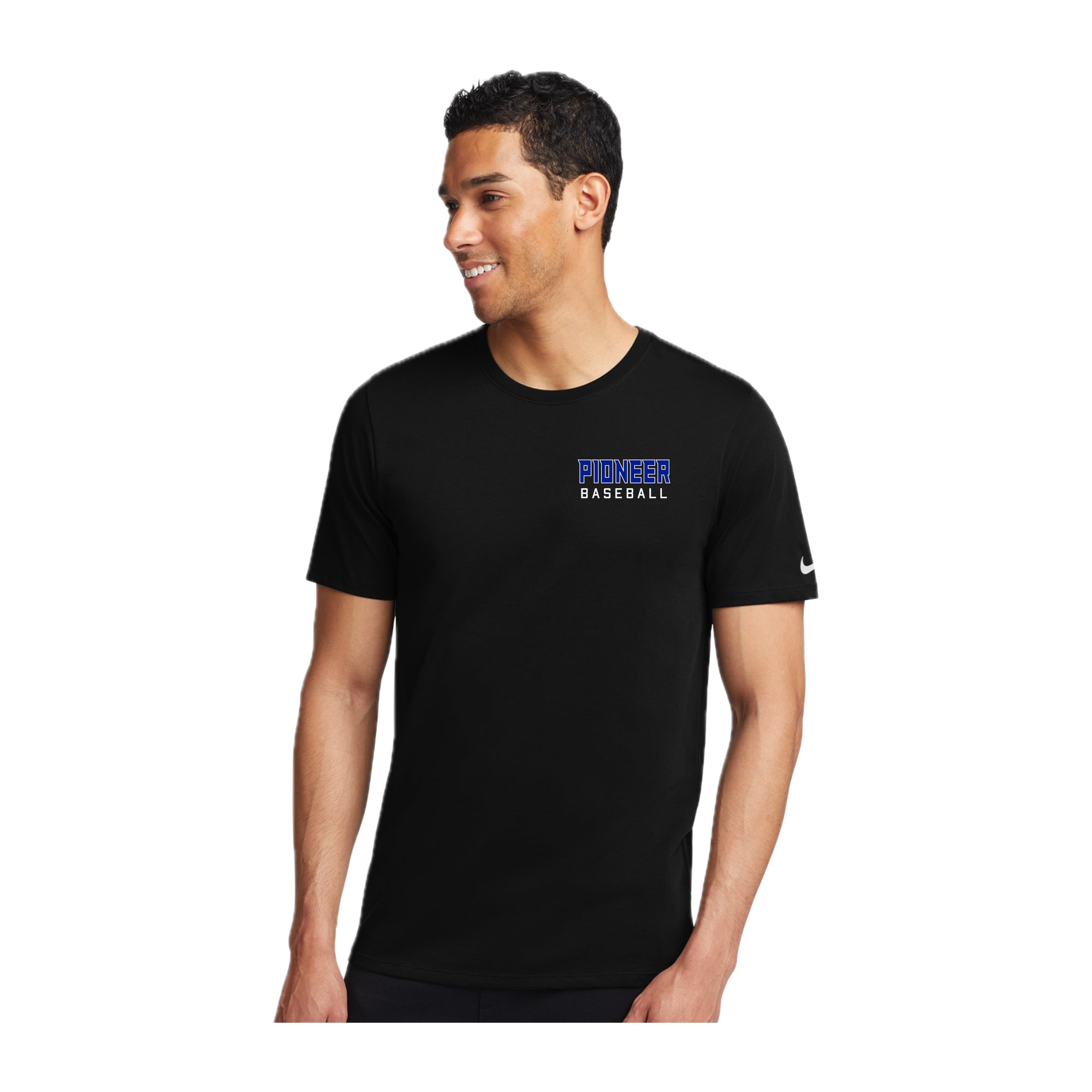LSHS0225-07  Nike Black Short Sleeve Performance Tee