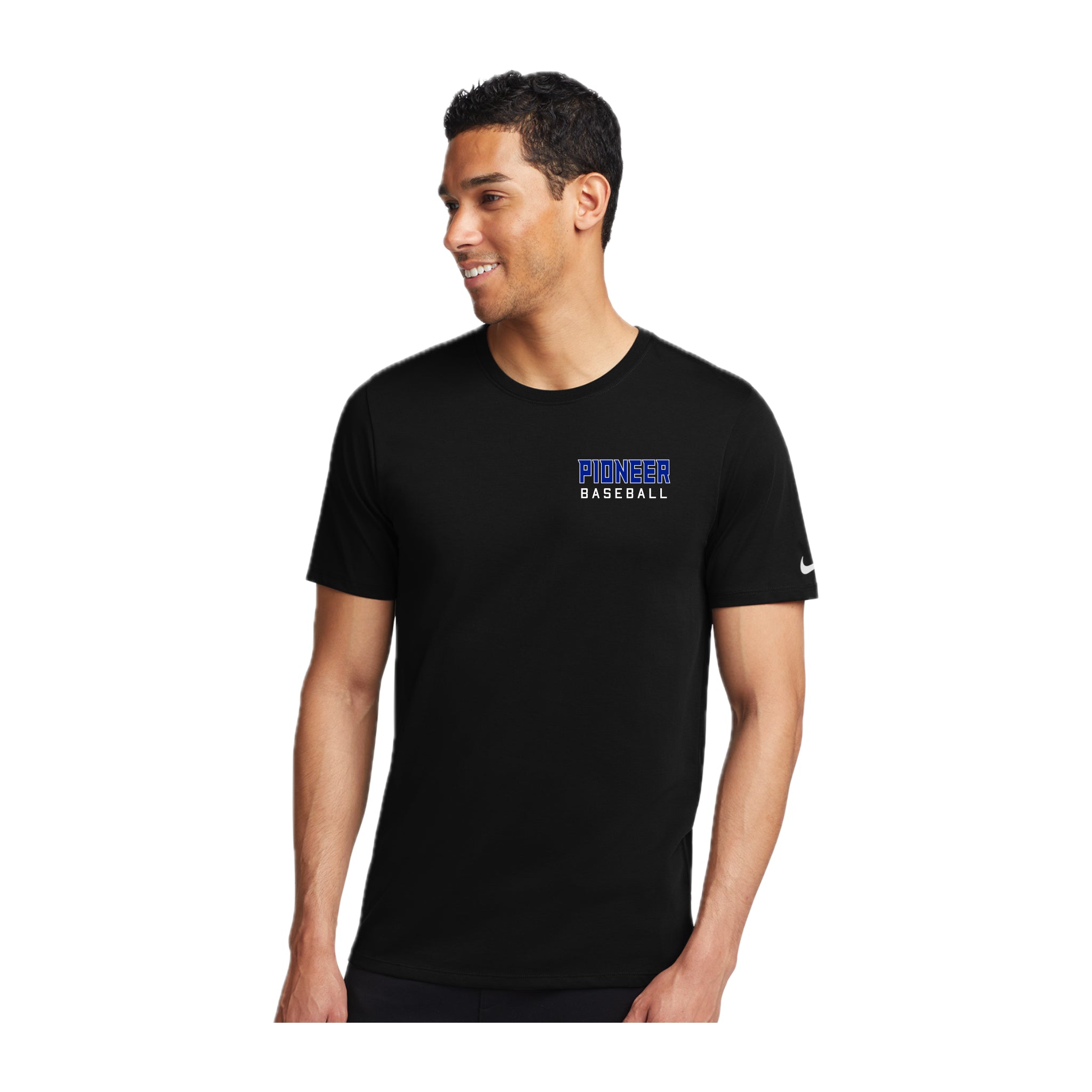 LSHS0225-07  Nike Black Short Sleeve Performance Tee