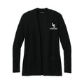 LSHSPTO1-25 Black Open Front Cardigan Sweater