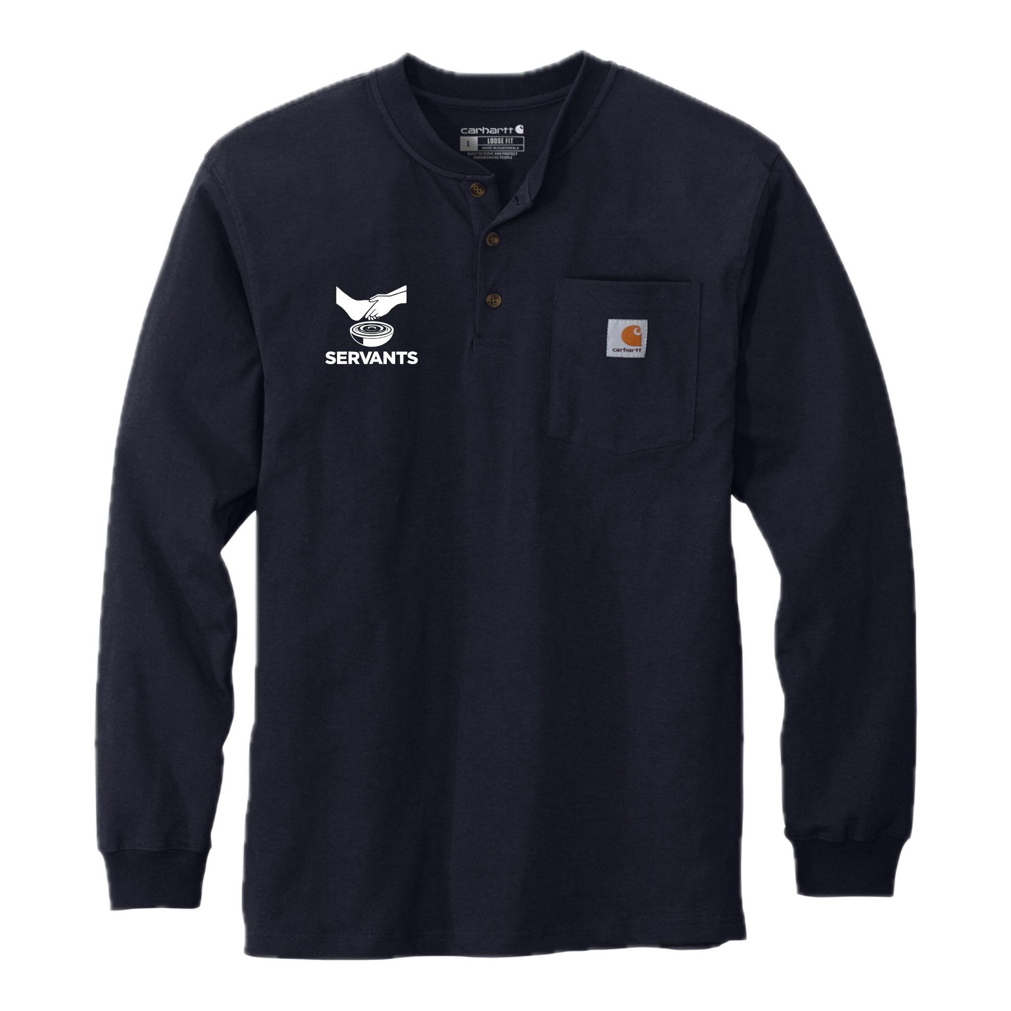 SERV026 Carhartt® Long Sleeve Henley