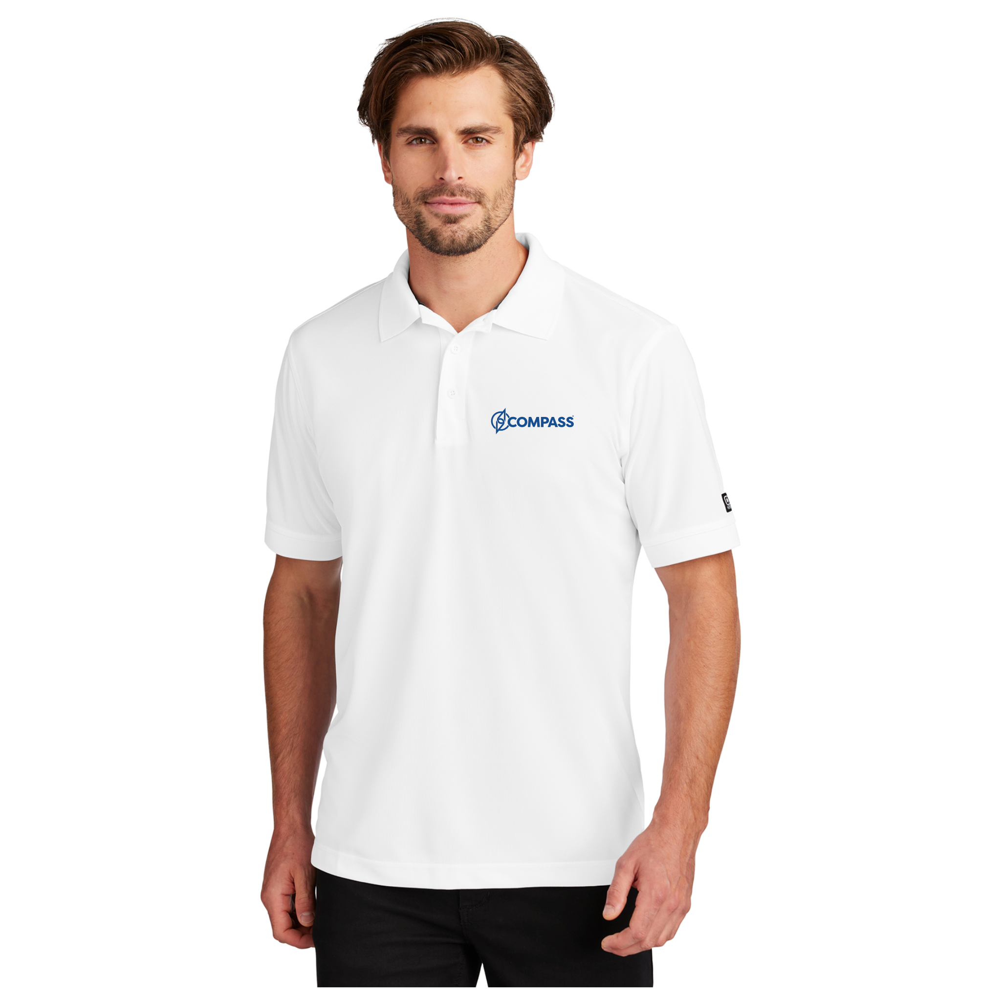COM022 White Performance Polo