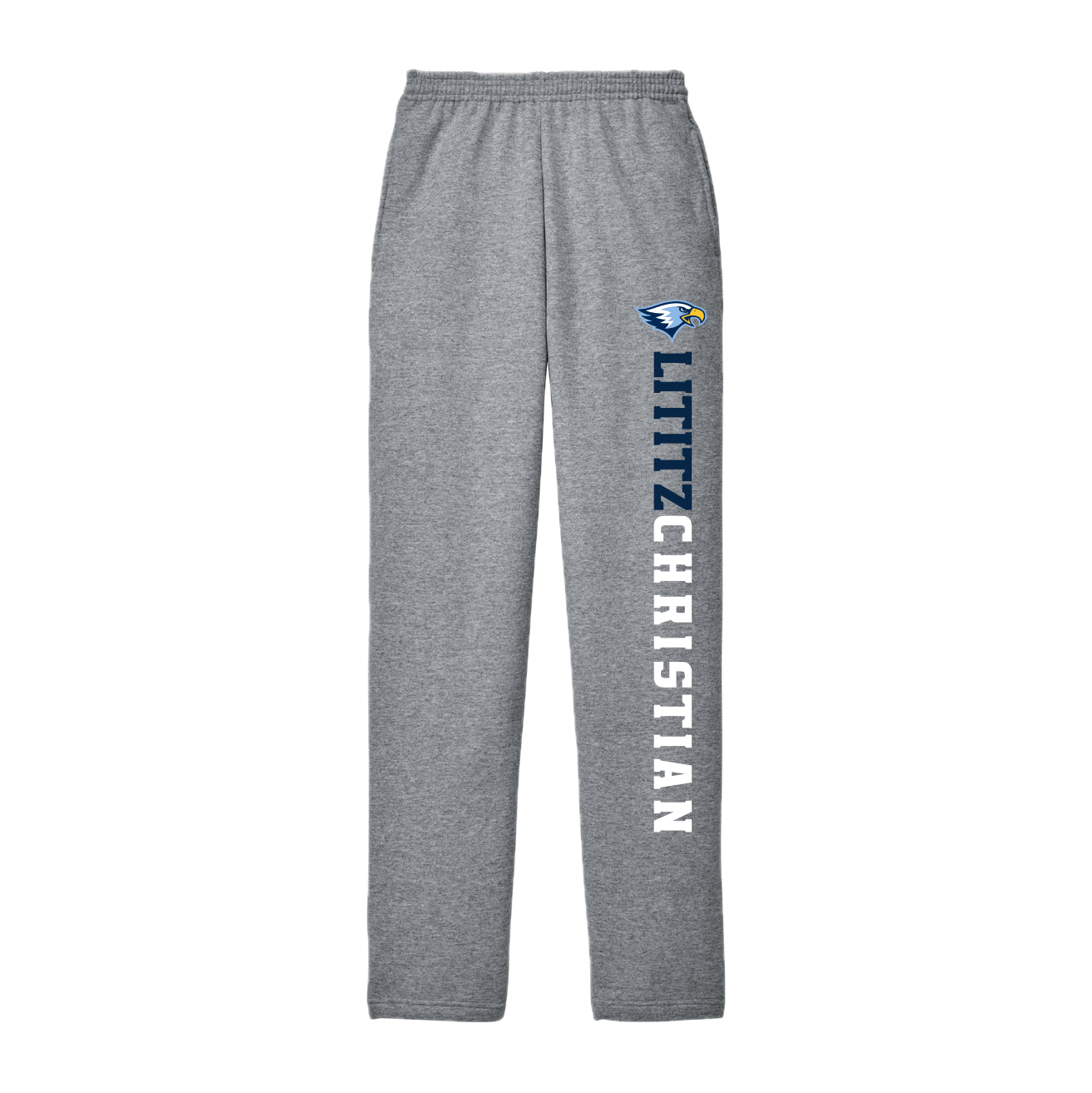 LCS070 - Open Bottom Sweatpant w/Pockets