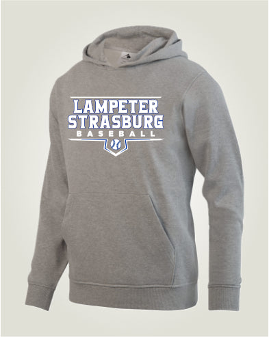 LSYB01 - 016 Charcoal Heather Hooded Sweatshirt