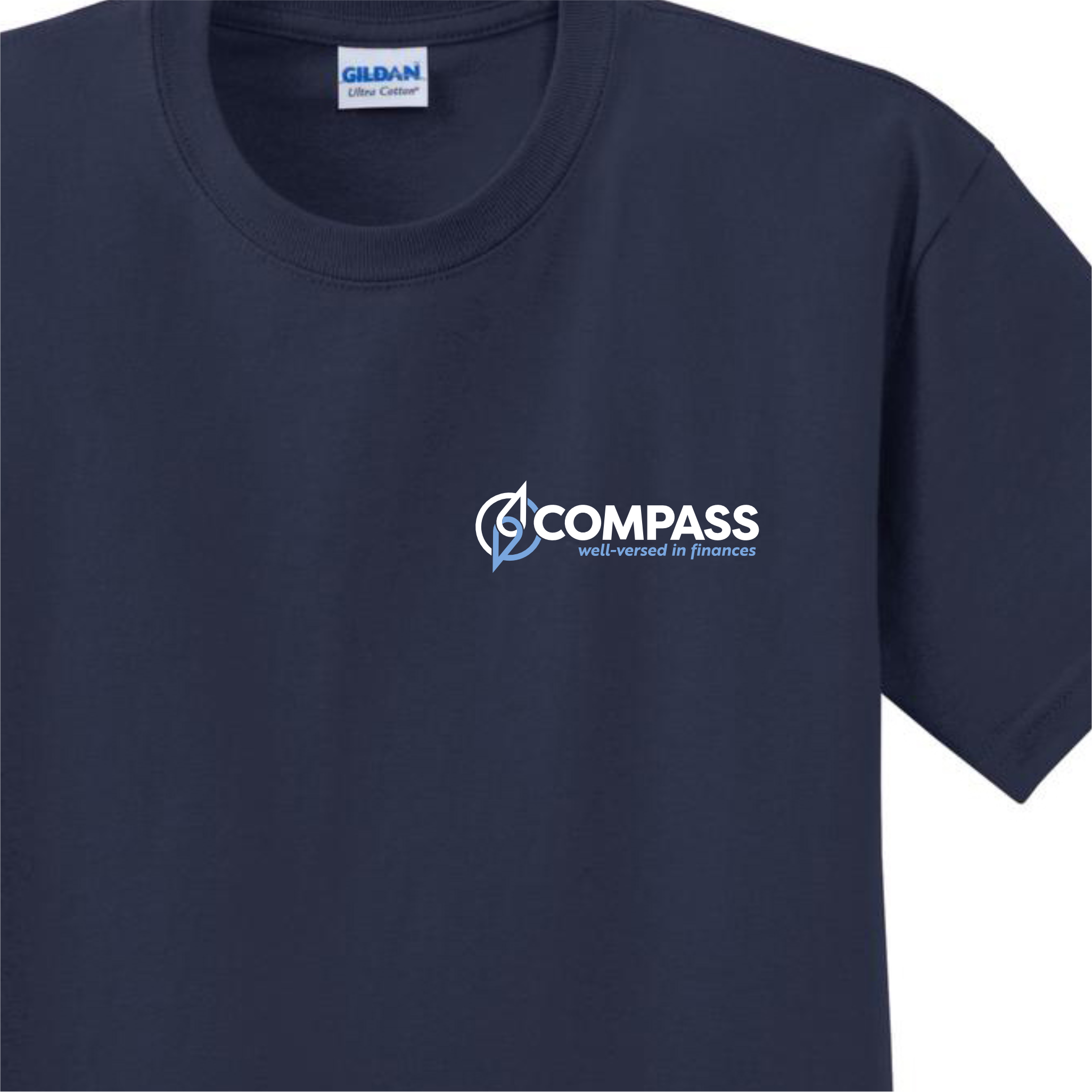 COM040 Navy 100% Cotton T-Shirt