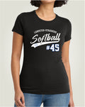 LSYS01 - 024 Black Ladies Short Sleeve Tee