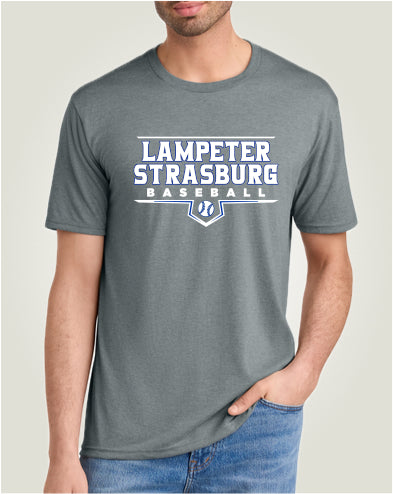 LSYB01 - 003 Heathered Grey Short Sleeve Tee