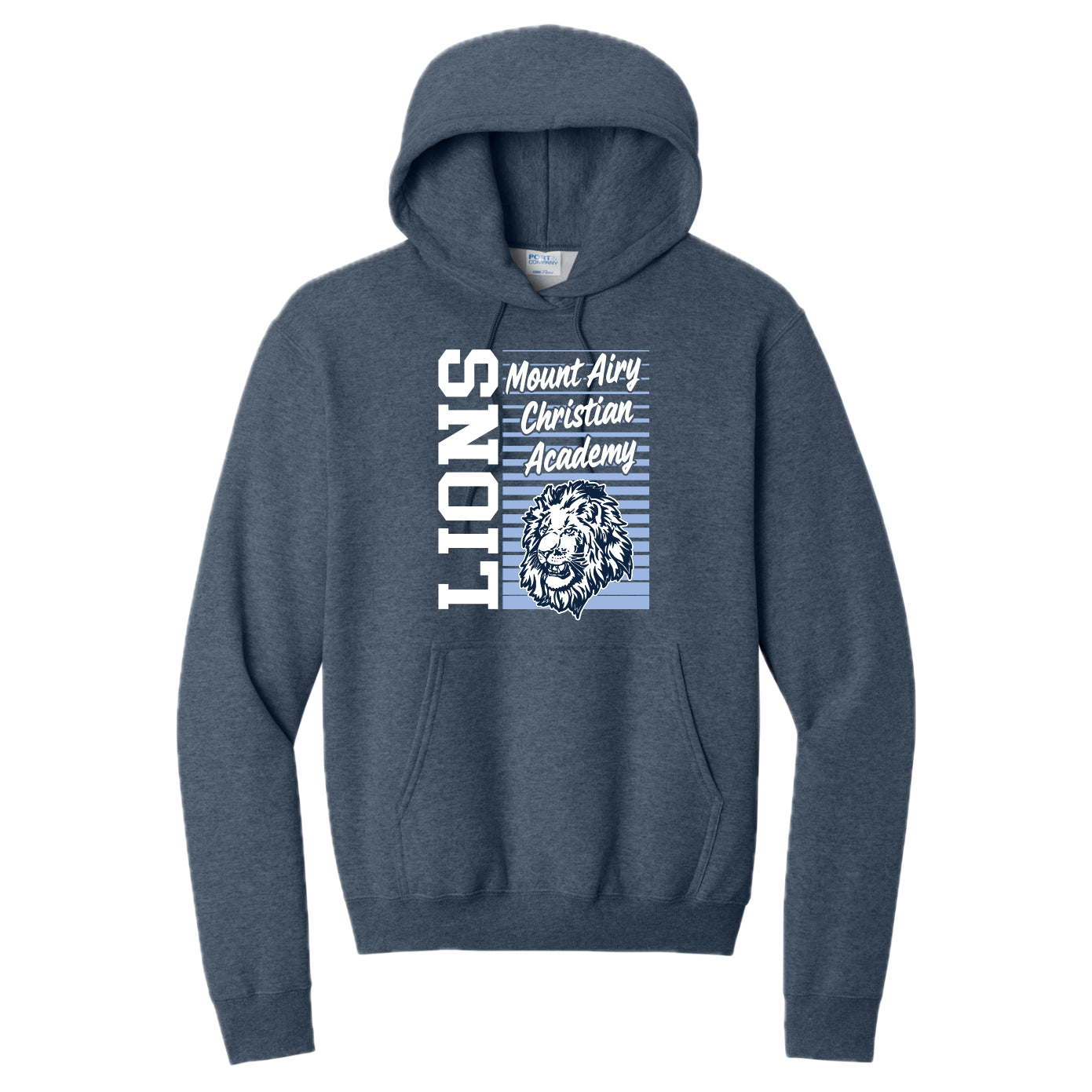 MACA104 - Lions Stripe Hooded Sweatshirt