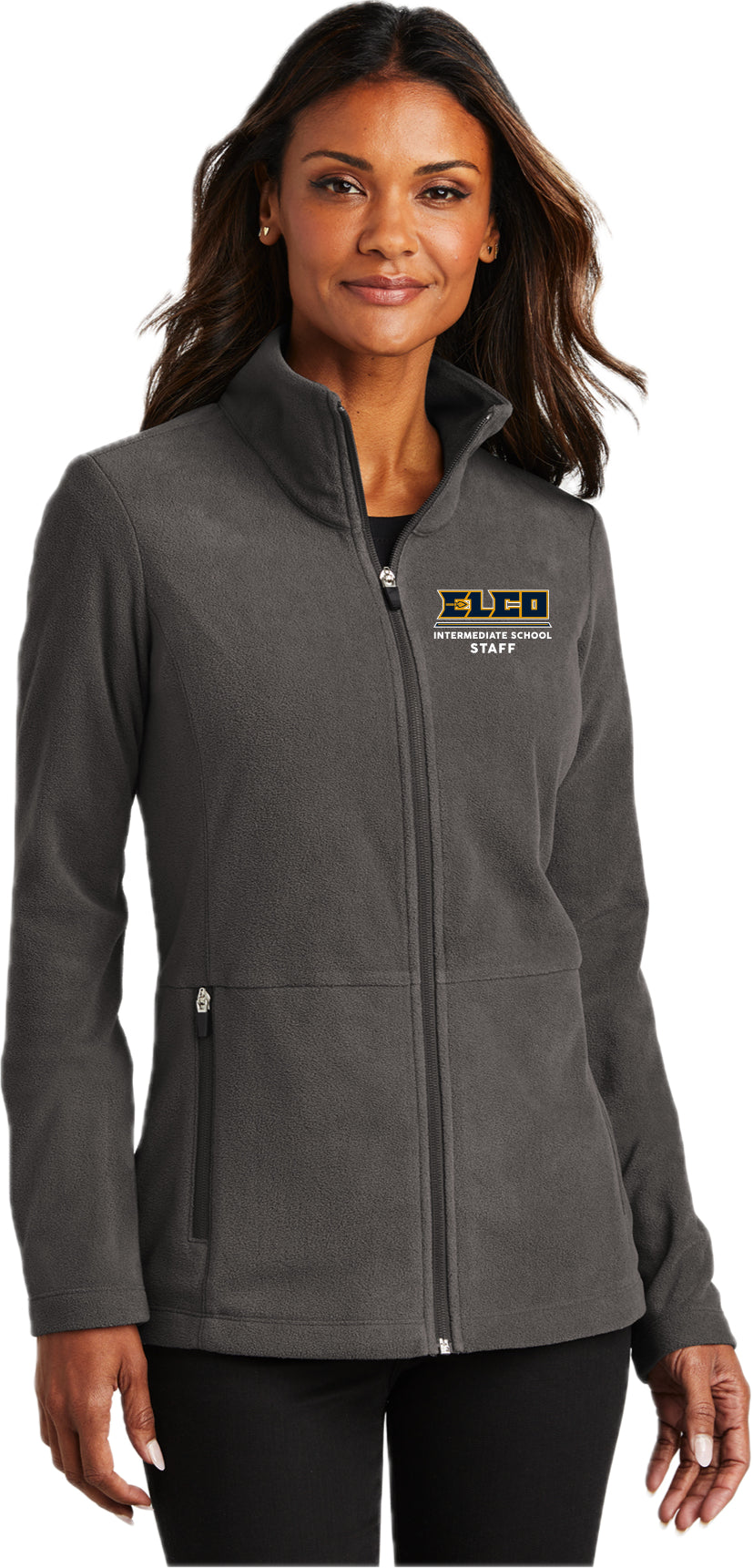 ELIS25-11 Women's Pewter Microfleece Jacket
