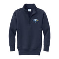 LCS094 - Youth Navy 1/4 Zip Sweatshirt