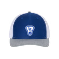 LSLAX01 -41 Heather Grey/Royal  Trucker Hat