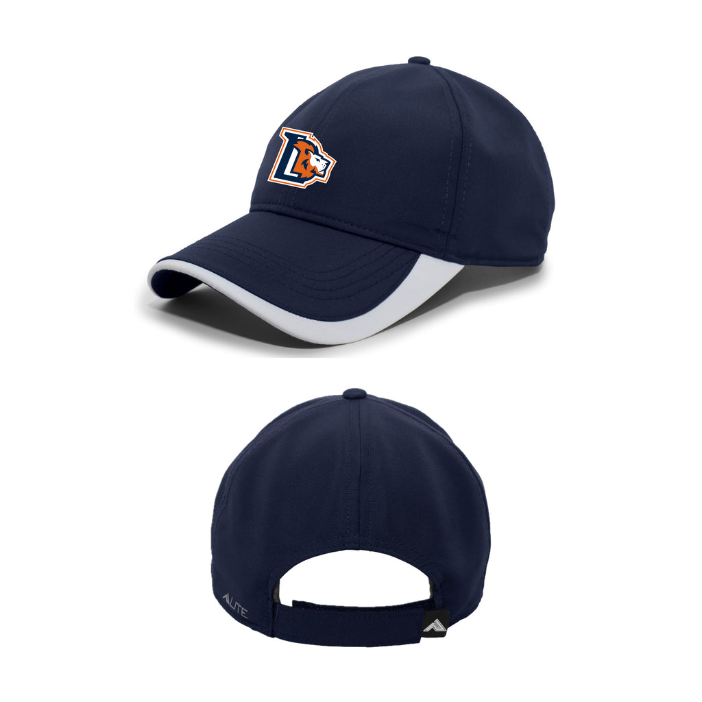 LCCS0325-21 Navy/White Performance Running Cap