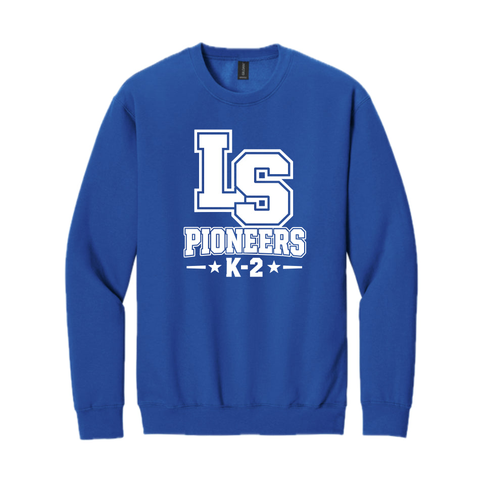 LSLAMELSH01 - 52 Royal Blue LS Crewneck Sweatshirt