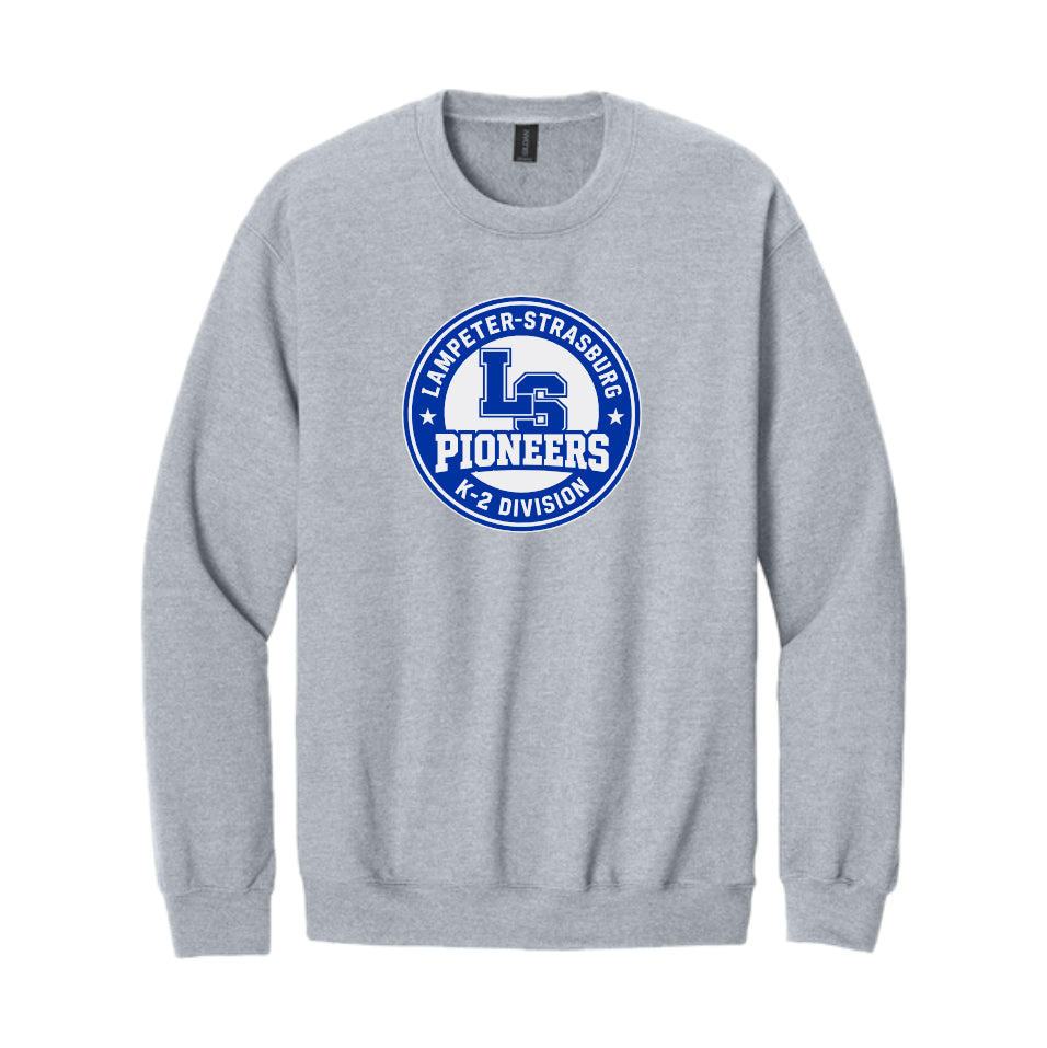 LSLAMELSH01 - 54 Grey Circle Crewneck Sweatshirt