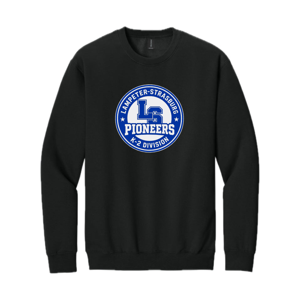 LSLAMELSH01 - 55 Black Circle Crewneck Sweatshirt