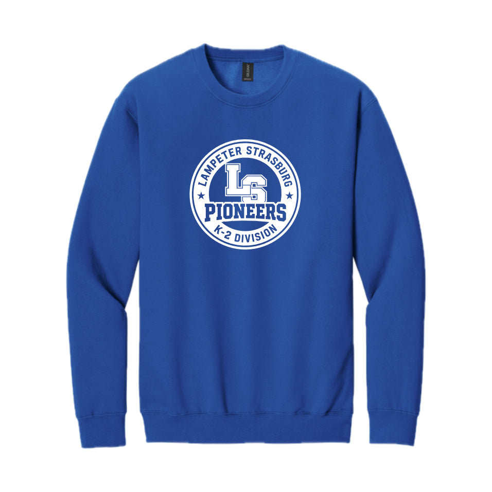 LSLAMELSH01 - 56 Royal Blue Circle Crewneck Sweatshirt