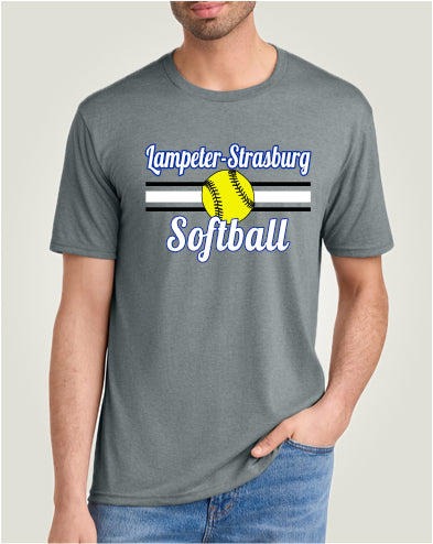 LSYS01 - 003 Heathered Grey Short Sleeve Tee