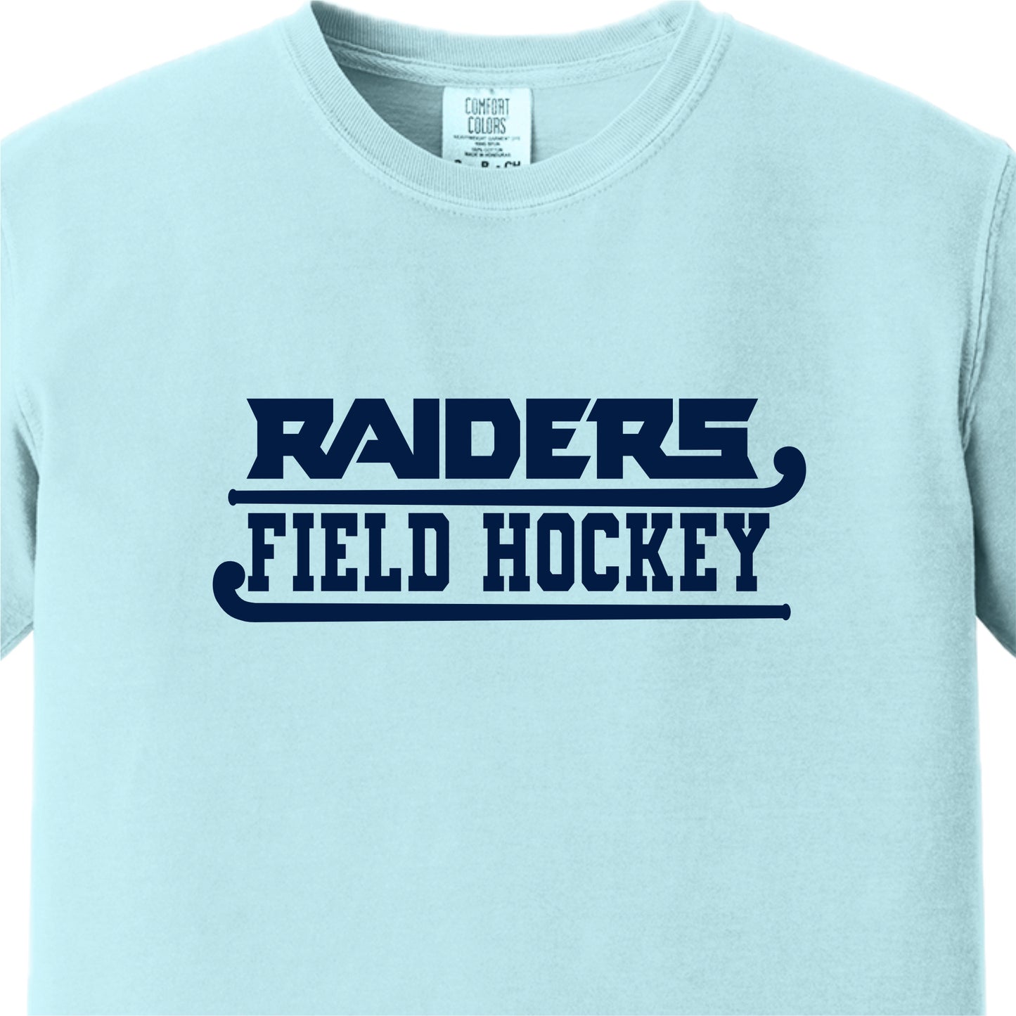 EFH01-002 Comfort Colors ® Chambray RAIDERS Short Sleeve