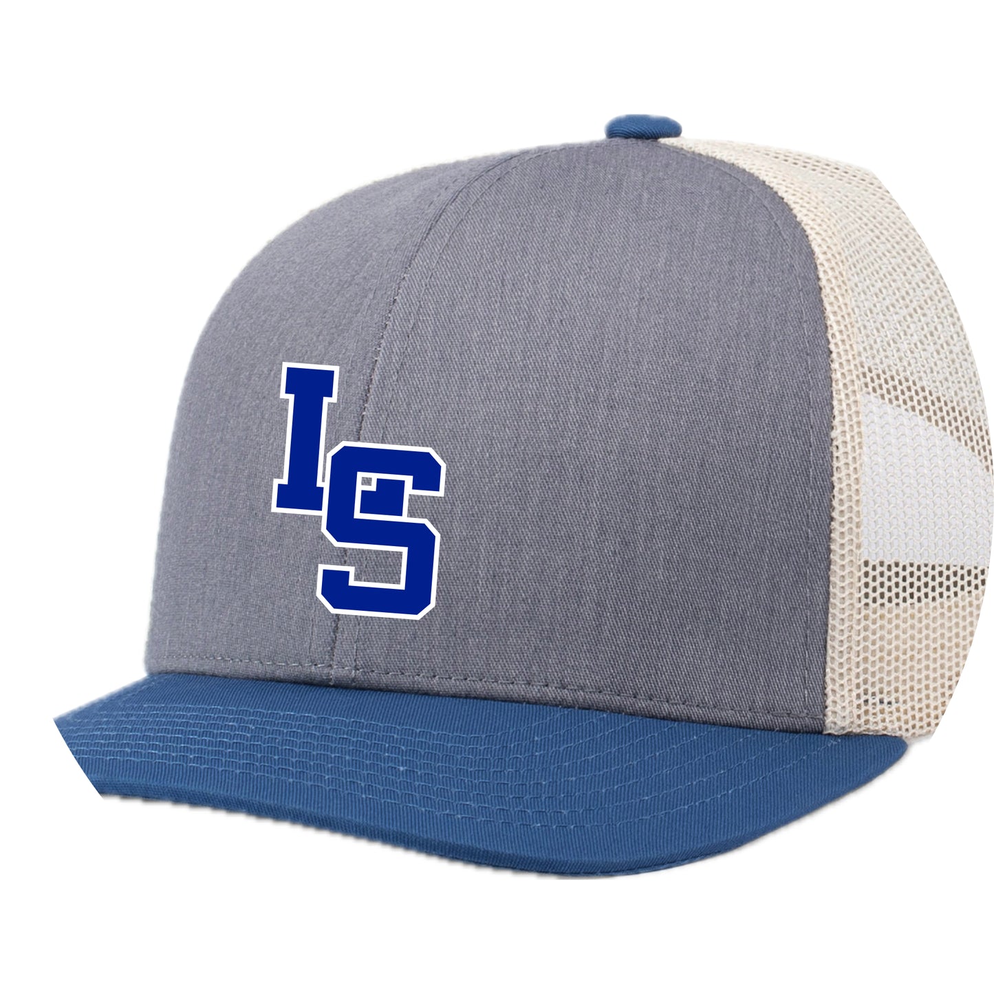 LSY0225-LS20 Hth Grey/Geige/Ocean Blue Trucker Hat