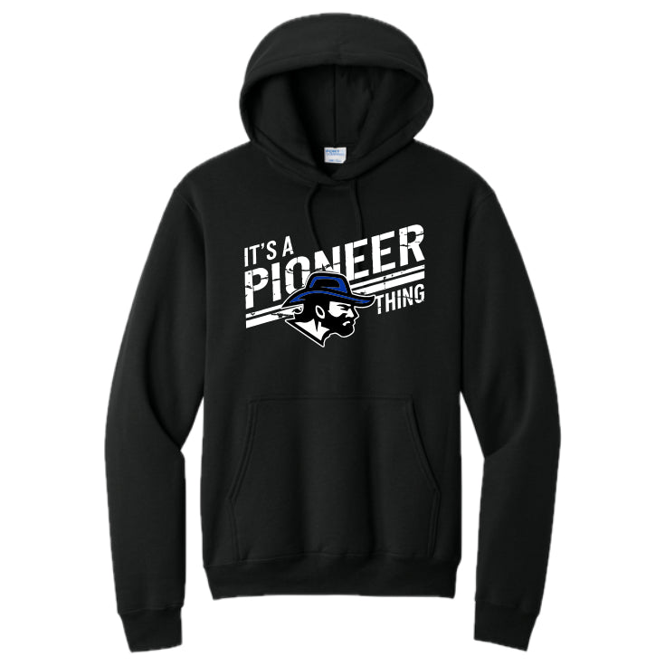 LSHHSH01 - 27 Black PIO THING Hooded Sweatshirt