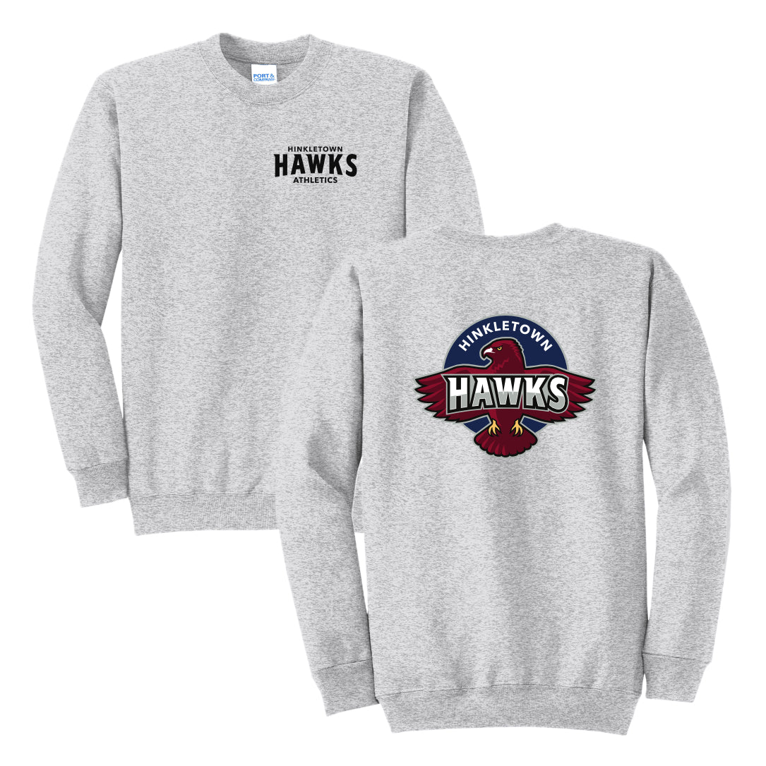 HHSH03-4  Ash Crew Sweatshirt