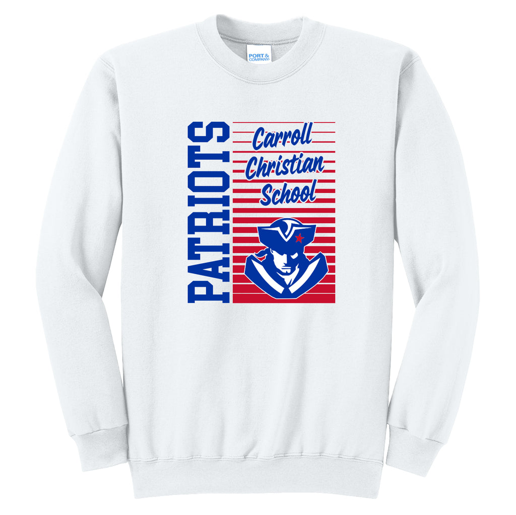 CCS035 Patriots Logo Crew Sweatshirt