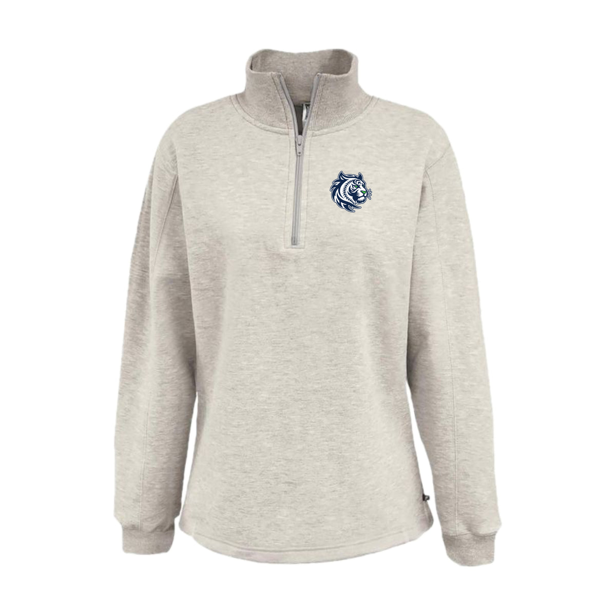 BTBSH04 - 35 Women's Vintage Heather Battle Cat Fleece 1/4 Zip