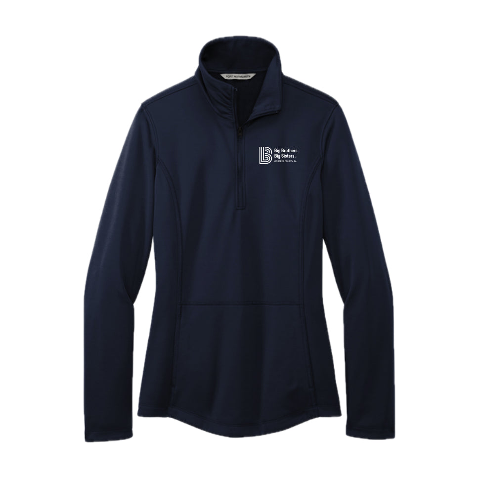 BBBSBC Ladies Logo 1/4 Zip Fleece