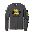 ELUNSH02-004 Dk Heather Grey Long Sleeve Tee