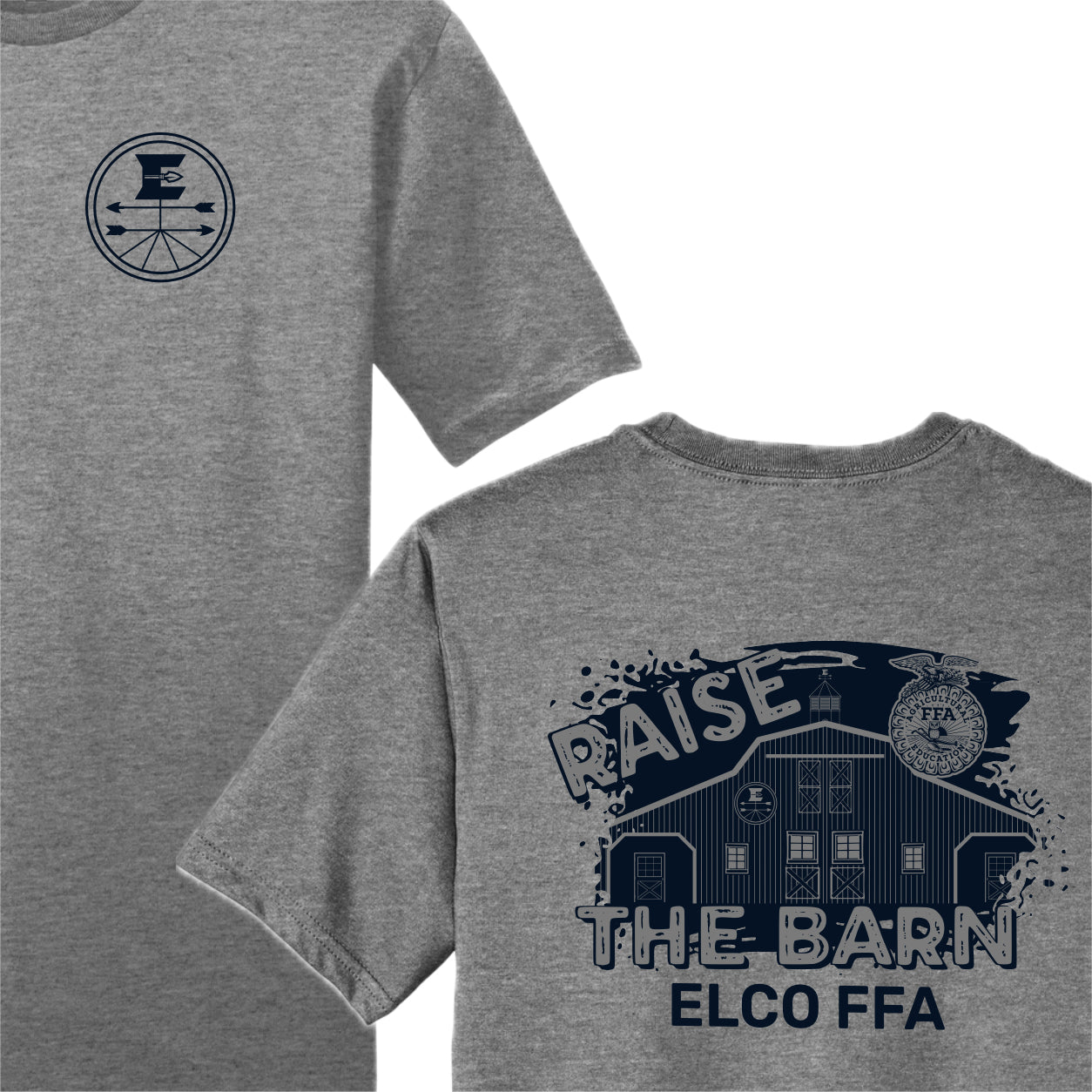 ELFFA01 - 02 Grey Frost Short Sleeve Tee