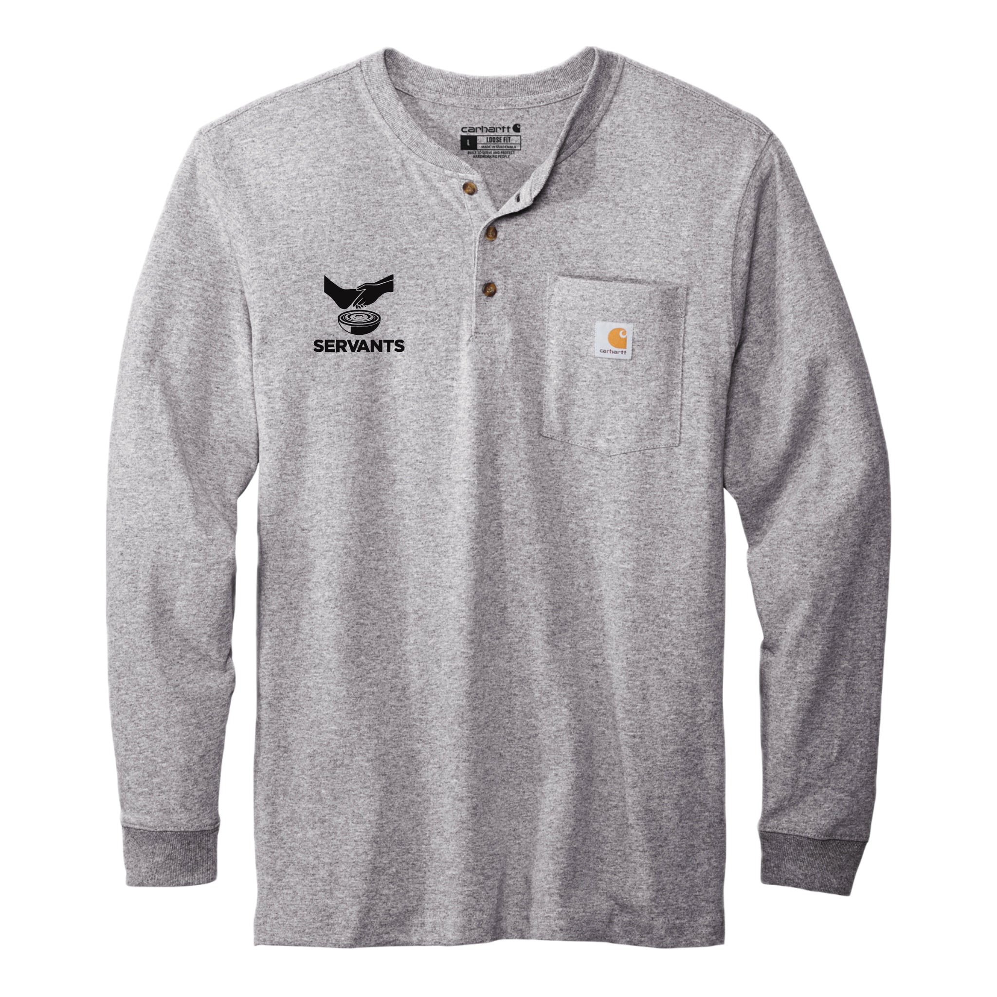 SERV026 Carhartt® Long Sleeve Henley