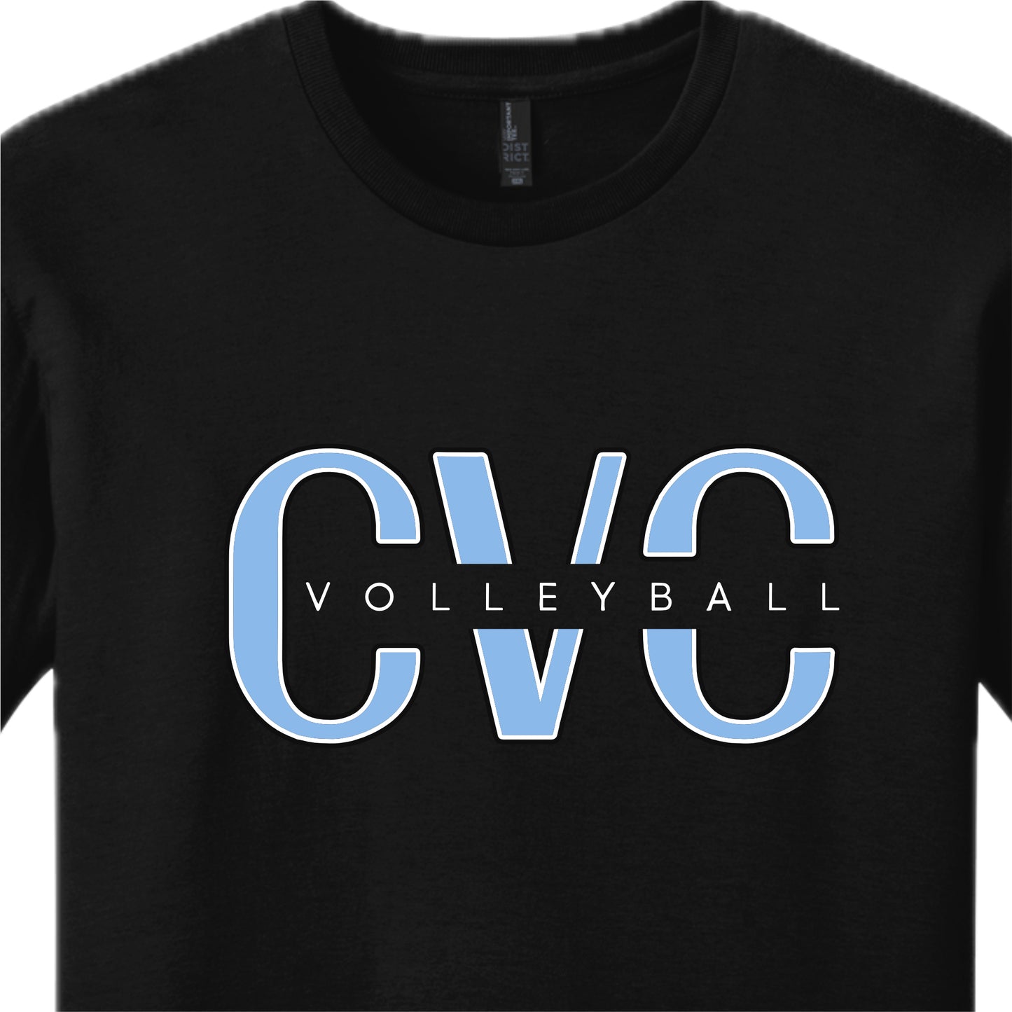 CVCSH01 - 05 Black Short Sleeve CVC Tee