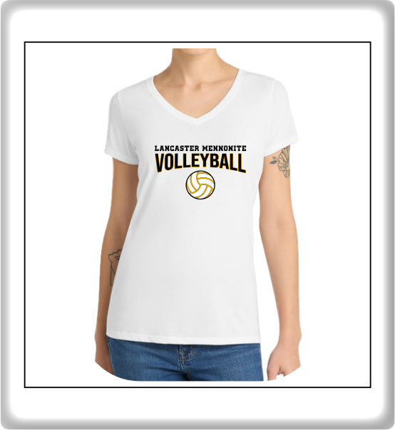 LMHVB01 - 004 Ladies White Short Sleeve Tee