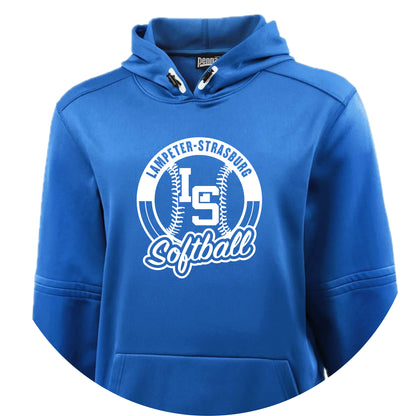 LSY0225-S15 Royal Softball Performance Hooded Sweatshirt