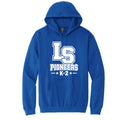 LSLAMELSH01 - 40 Royal Blue LS Hooded Sweatshirt