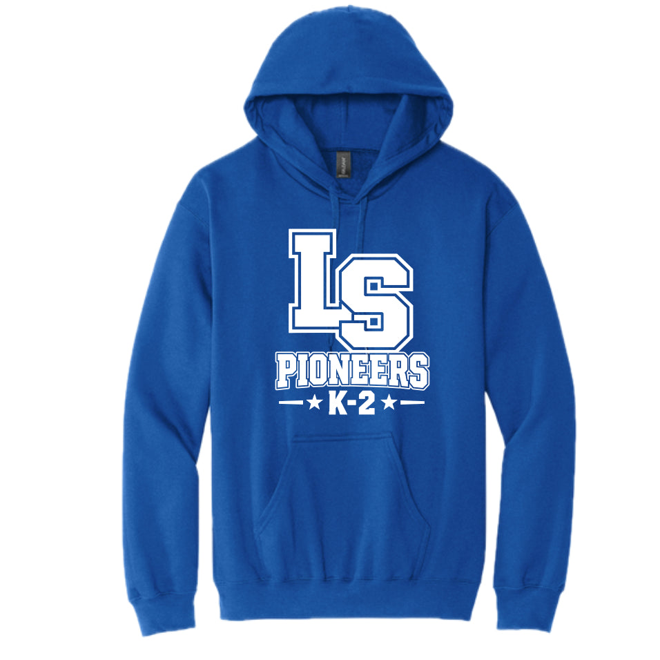 LSLAMELSH01 - 40 Royal Blue LS Hooded Sweatshirt